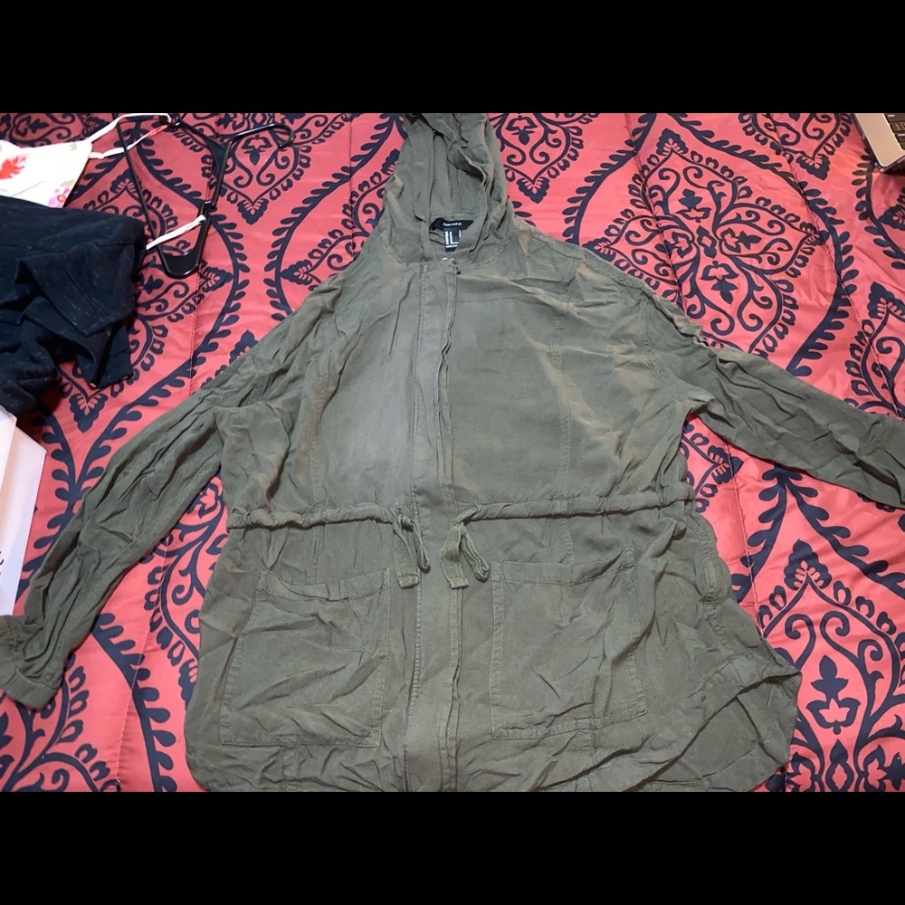 Forever 21 zip up jacket